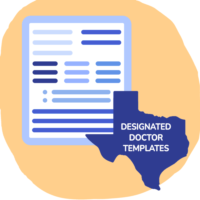 TX DWC Shares Designated Doctor Narrative Report Templates