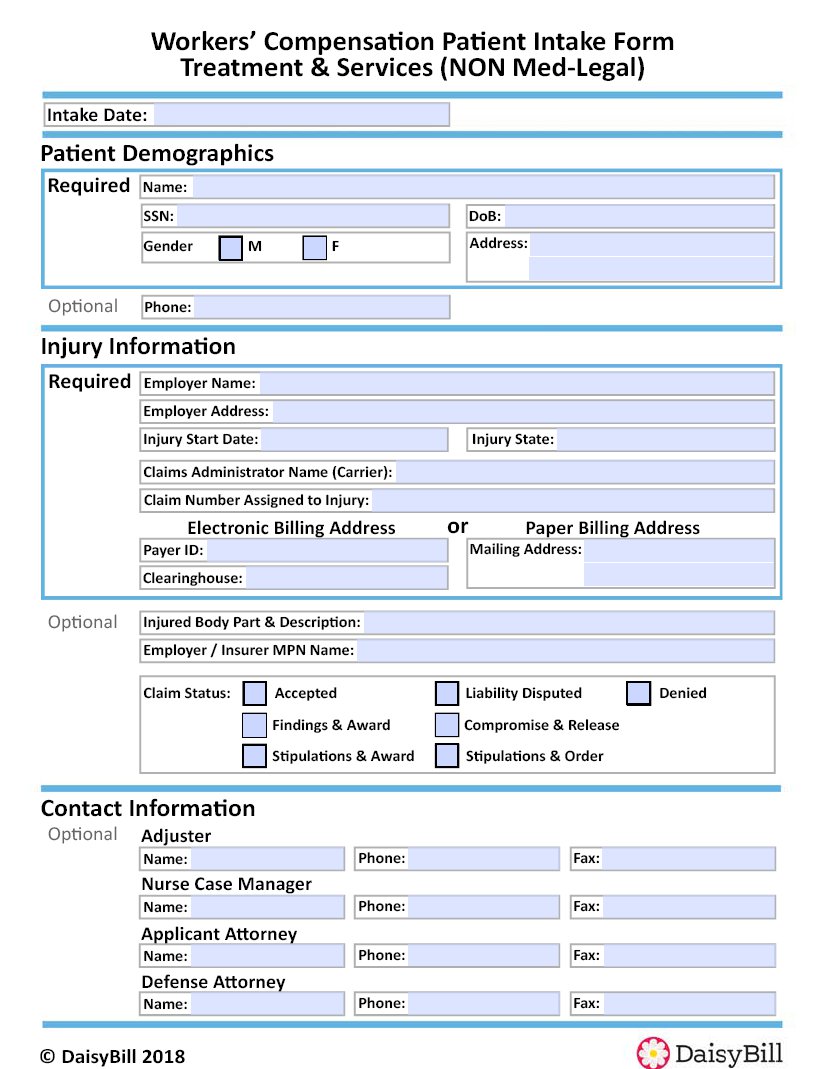 New Patient Intake Form Available